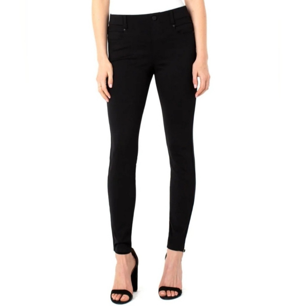 LIVERPOOL New skinny knit ponte Stretch pant in Women’s Black Size 12/31